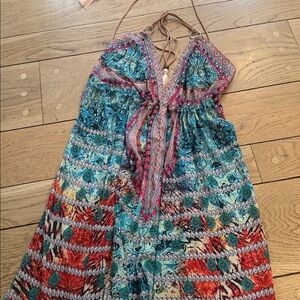 Multicolor High Low Dress